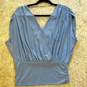 White House Black Market Periwinkle Top